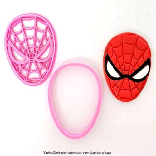Spiderman Cookie Cutter and Embosser - Click Image to Close